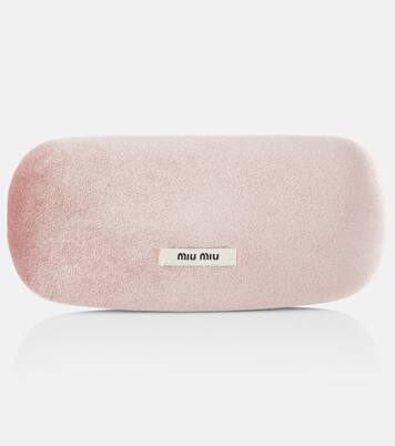 Lunettes de soleil aviateur à logo | Miu Miu