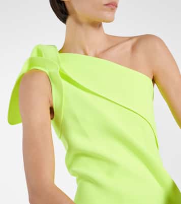 One-Shoulder-Robe Instrumental aus Crêpe | Maticevski