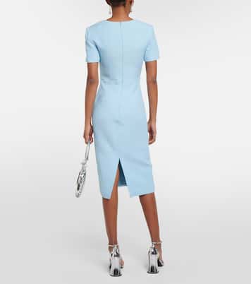 Wool and silk midi dress | Roland Mouret