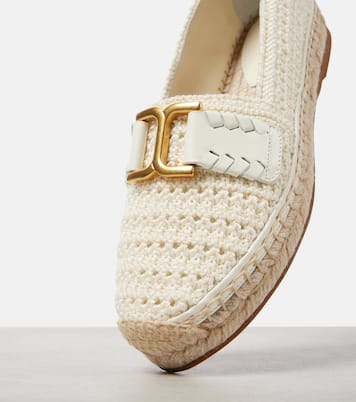 Espadrillas Marcie in crochet e pelle | Chloé