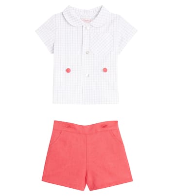 Bebé - set de camisa Victor y shorts | La Coqueta