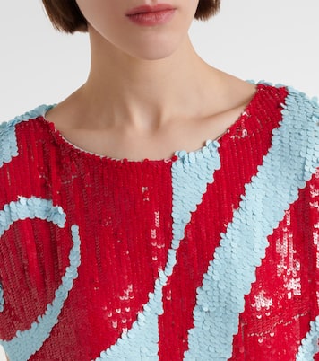 Sequined top | Dries Van Noten
