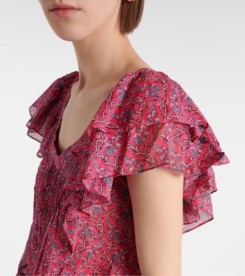 Top Madrana de algodón con volantes | Marant Etoile