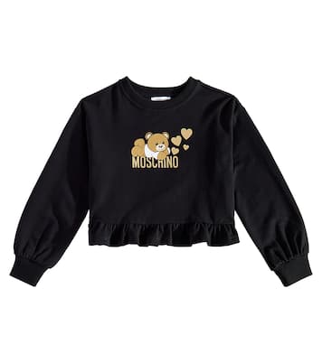 Sweat-shirt Teddy Bear en coton mélangé | Moschino Kids