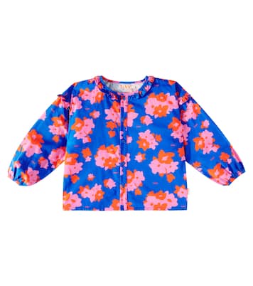 Blusa Flowers in popeline di cotone | Tinycottons