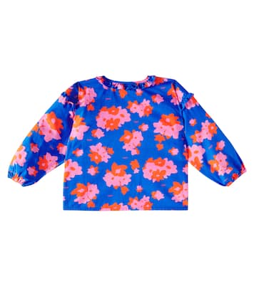 Blusa Flowers in popeline di cotone | Tinycottons