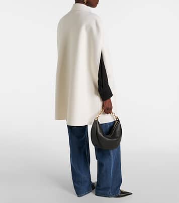 Compact Drap VLogo wool and cashmere cape | Valentino