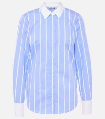 Marisol striped cotton poplin shirt | Veronica Beard