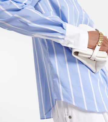 Marisol striped cotton poplin shirt | Veronica Beard