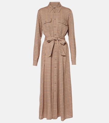 Abito chemisier in misto cotone e lana | Polo Ralph Lauren