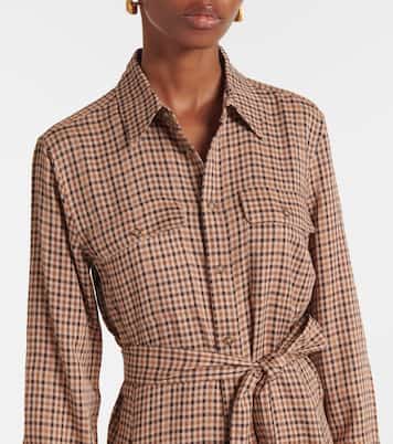 Abito chemisier in misto cotone e lana | Polo Ralph Lauren