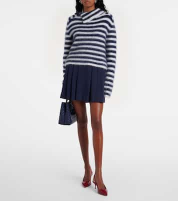 Escarpins Sporty Kate Sling 55 en cuir verni | Christian Louboutin