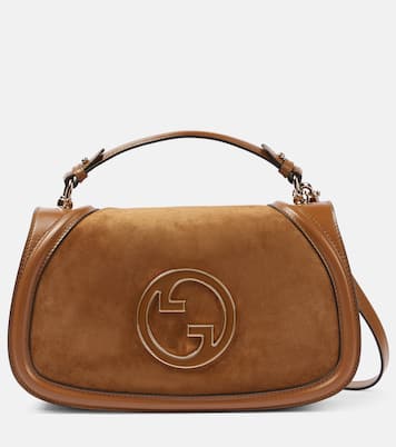 Sac Blondie Medium en daim | Gucci