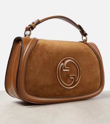 Sac Blondie Medium en daim | Gucci