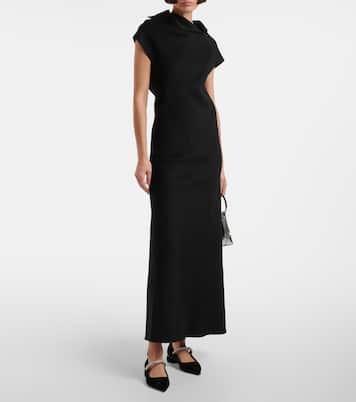 Ballerine Bing in velluto con cristalli | Jimmy Choo