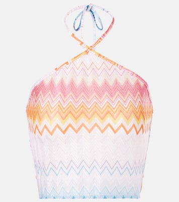 Top con cuello halter en zigzag | Missoni