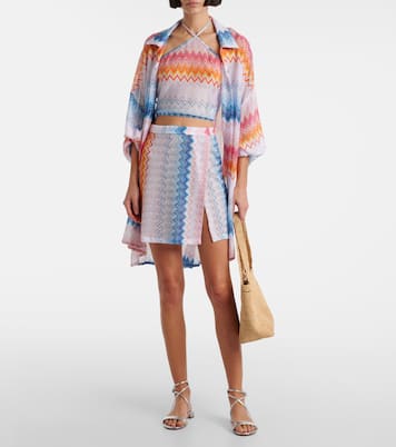 Top con cuello halter en zigzag | Missoni