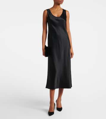 Abito midi Banjo in raso di seta | Max Mara