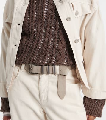 Ceinture en daim | Brunello Cucinelli