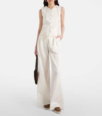 Loafers Ballet Sport aus Veloursleder | Tory Burch