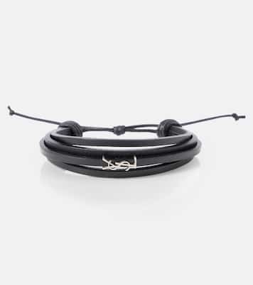 Bracciale Cassandre in pelle | Saint Laurent