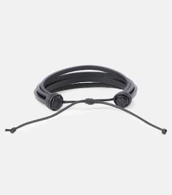 Bracciale Cassandre in pelle | Saint Laurent