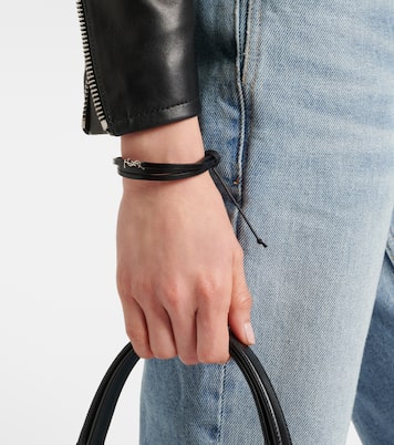 Bracciale Cassandre in pelle | Saint Laurent