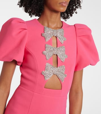 Abito midi Posey con cristalli | Rebecca Vallance