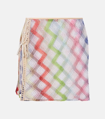 Minigonna in crochet a zig-zag  | Missoni
