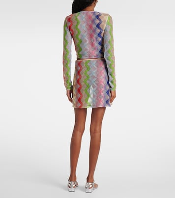 Minigonna in crochet a zig-zag  | Missoni