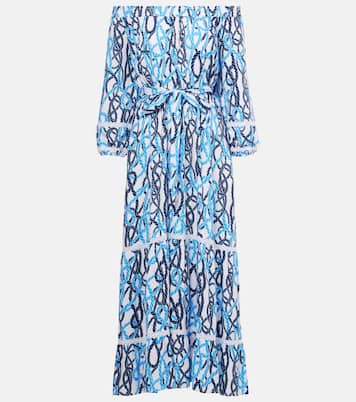 Abito midi Eclipse con scollo bardot | Melissa Odabash