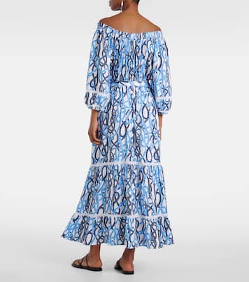 Abito midi Eclipse con scollo bardot | Melissa Odabash