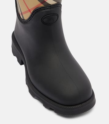 Marsh Burberry Check rain boots  | Burberry