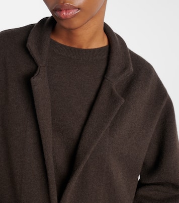 Amie single-breasted cashmere coat | Lisa Yang