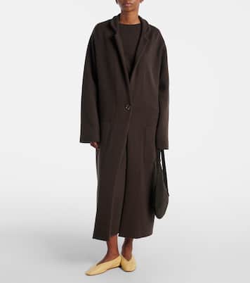 Amie single-breasted cashmere coat | Lisa Yang