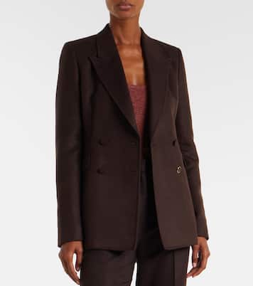 Blazer Stephanie en soie | Gabriela Hearst