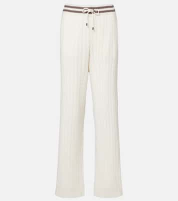 Pantalones anchos de cachemir | Brunello Cucinelli