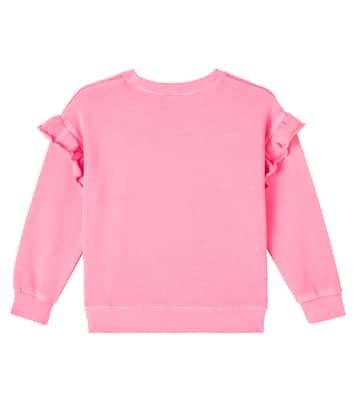 Together printed ruffled cotton sweatshirt | Jellymallow