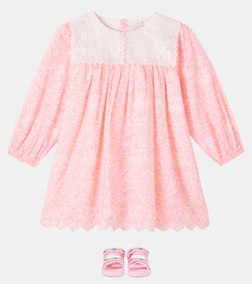 Arinola lace-trimmed cotton dress | Louise Misha
