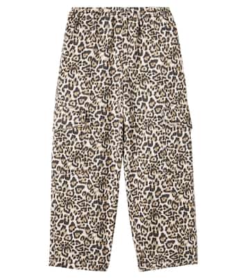 Nelia leopard-print straight pants | The New Society