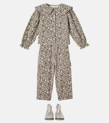 Nelia leopard-print straight pants | The New Society