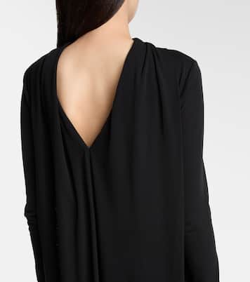 Draped jersey midi dress | Toteme