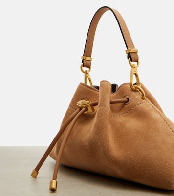 Cinch Small suede tote bag | Jimmy Choo
