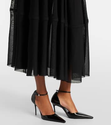 Semi-sheer midi skirt | Alaïa