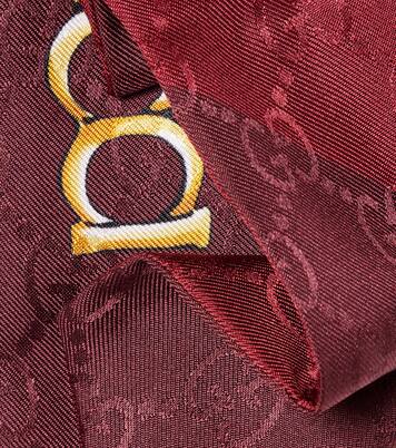 Tuch Horsebit aus Seiden-Twill | Gucci