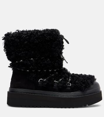 Stiefel Mellow aus Shearling und Veloursleder | Tory Burch