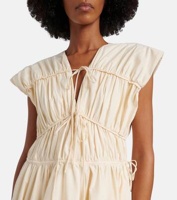 Ceres gathered cotton midi dress | Tove