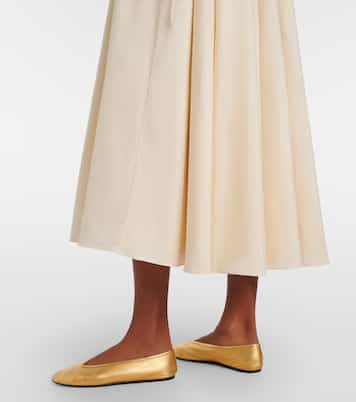 Ceres gathered cotton midi dress | Tove