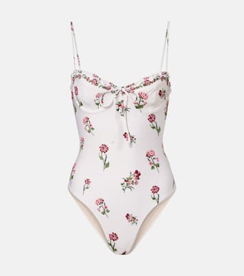Ebano floral swimsuit | Agua by Agua Bendita