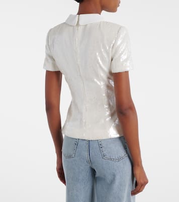 Sequined top | Self-Portrait